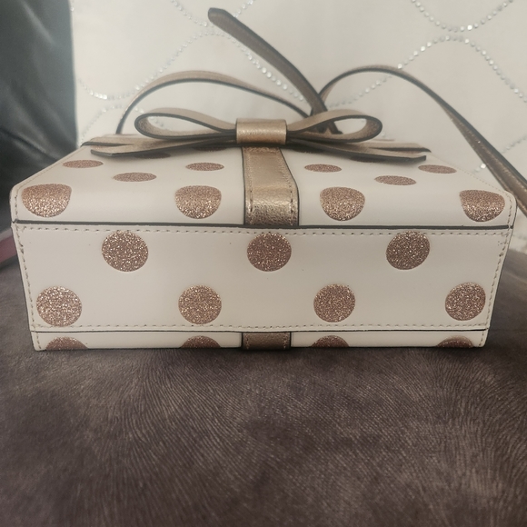 Kate Spade polka dot gift wrap handbag and glitter wallet bundle - Picture 6 of 9